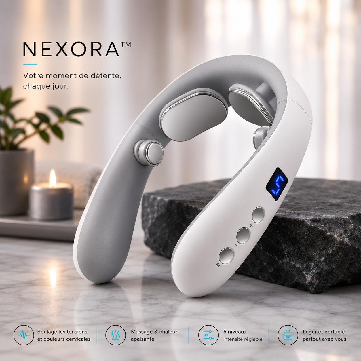 Soulagez vos cervicales en 15 minutes — Nexora™